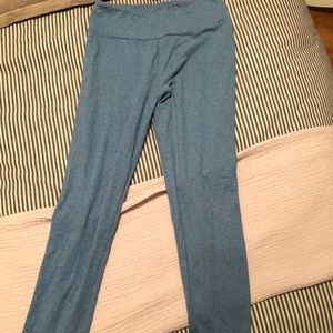 Lularoe OS leggings, heather blue